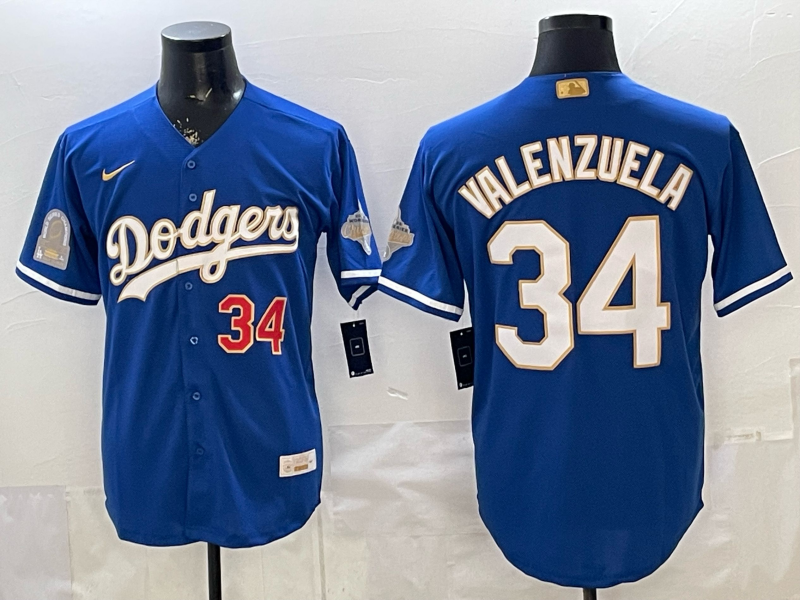 Men Los Angeles Dodgers #34 Valenzuela Game 2026 Nike MLB Jersey 401002